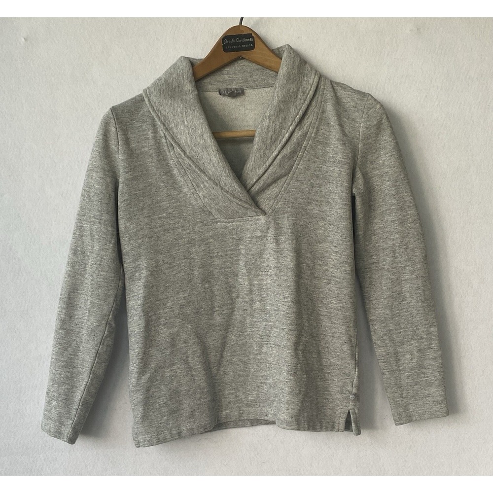 Talbots Tuttle Neck‎ Gray Sweater Womens Petite